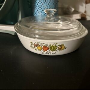 Le Persil White Ceramic Casserole Dish with Lid